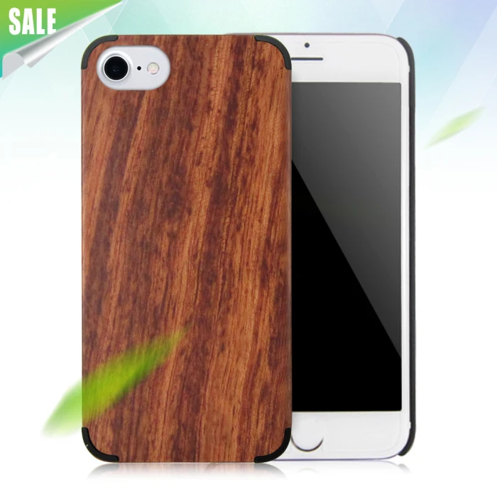 

Wholesale PC bottom wooden phone case for iPhone 6/7 rose wood