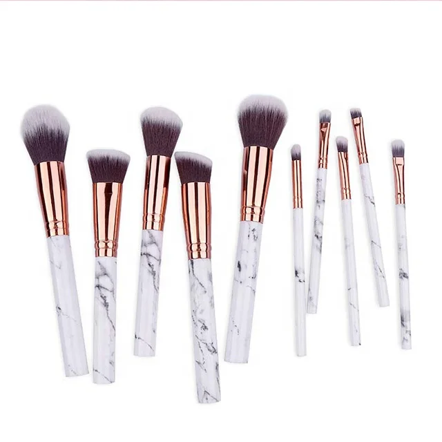

Marble pattern makeup brush set private label, As the picture