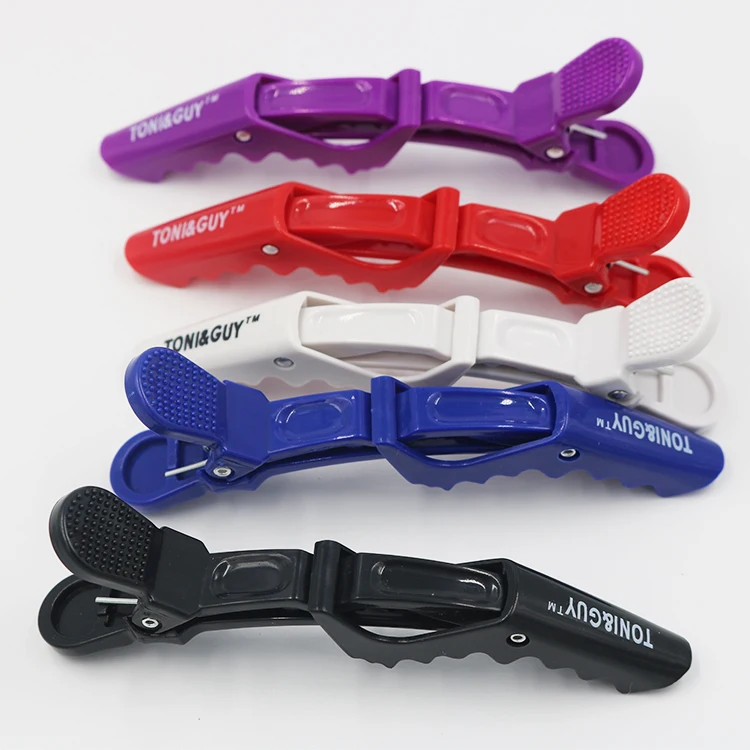 

Manufacturers of direct sale crocodile hair clips a variety of colors to choose from, Black purple red white blue
