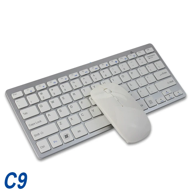 

2.4G Wireless Keyboard and Mouse Combo for ipad,android tablet pc mini pc computer, Black/white/gold/rose gold