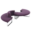 Custom leather settee single sofa chair leisure furniture