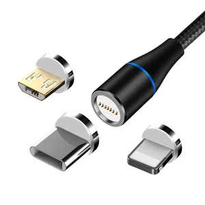 QC 3.0 3 1 Magnetic USB Charging Cable iPhone & Samsung