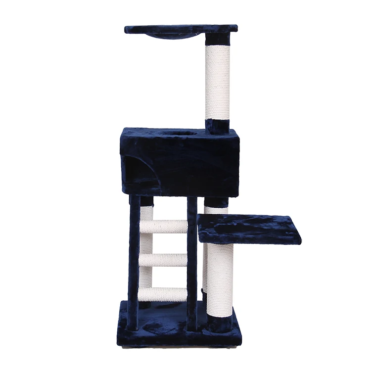 
Eco-friendly new blue sisal Rope cat climbing scratcher tree with high quality 