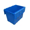 All Size nestable and stackable plastic storage hinged bins containers