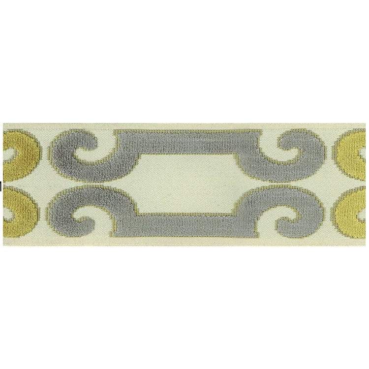 

Wholesale Custom Polyester Jacquard Velvet Tassel Fringe Window Trim