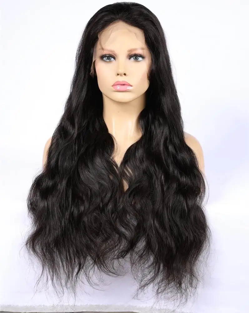 

Wholesale Unprocessed High Quality Virgin Human Hair Body Wave Lace Front Wig