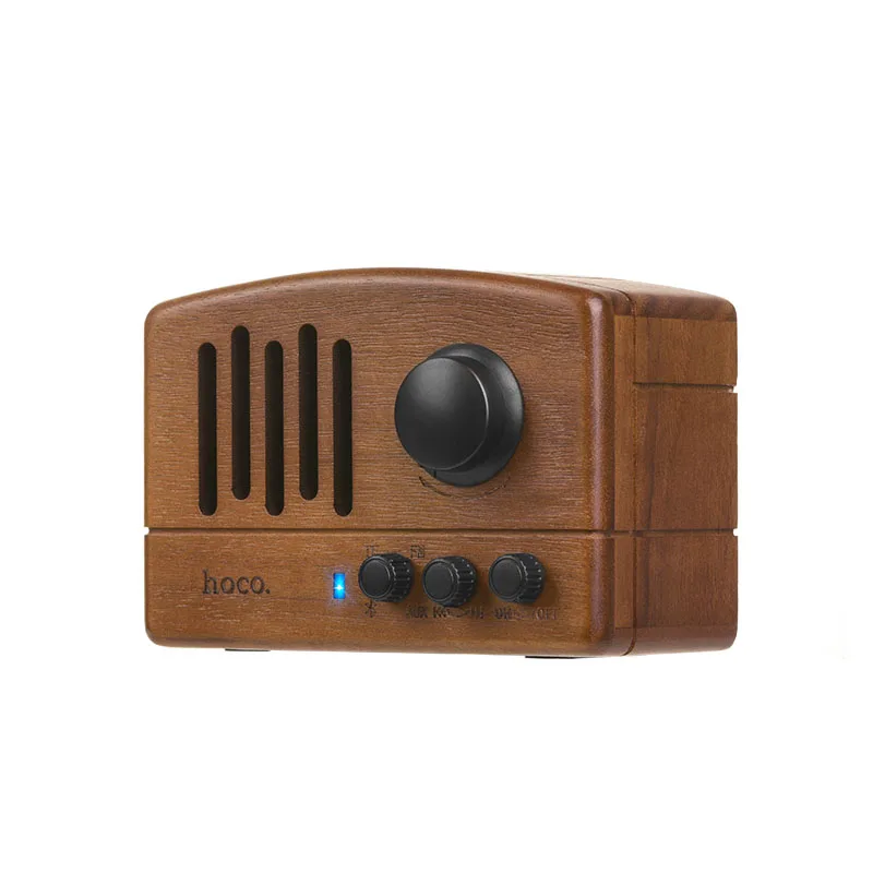 

HOCO BS15 Fashion Personality Retro Outdoor Wireless Speaker, Walnut