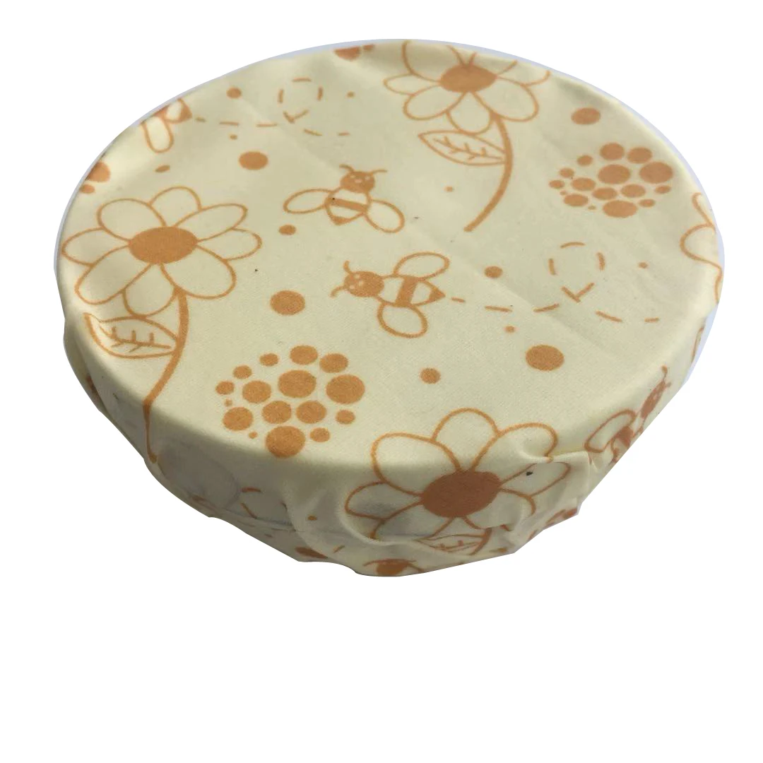 
FDA Certified Eco Friendly Organic Cottons Fabric Beeswax Sustainable Food Wraps 