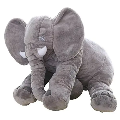 

Free Shipping  Loving Plush Toy Animal Elephant Skins peluche Kawaii Unstuffed Soft Doll for valentines 2 Types Niuniu Daddy, Gray