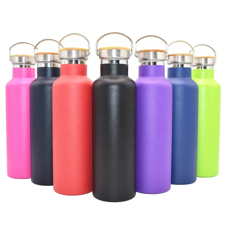 

2019 Manufacture 750ml Double Wall Stainless Steel Water Bottle Custom 316 Wide Mouth Stainless Water Bottle