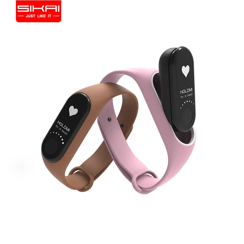 

SIKAI Smart Band Silicone Wristband Bracelet Watch Band For Xiaomi Mi Band 3