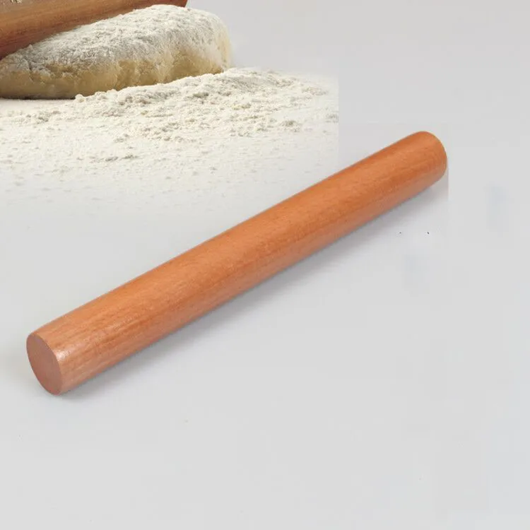 

Kitchen Wooden Rolling Pin Fondant Cake Decoration Dough Roller Baking kitchen Cooking Tools Accessories, Natural wood colour