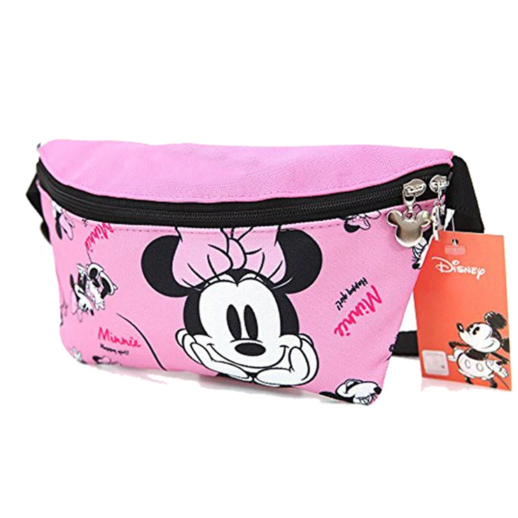 

Cute Cartoon Kids Waist Pack Zippered Messenger Waist Belly Bag Crossbody Bag Fanny Pack For Children, Pink,orange,purple,blue or oem