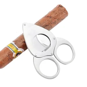 Image of Cigar Accessories Blank Scissors V Cut Cigar Cutter Custom Logo
