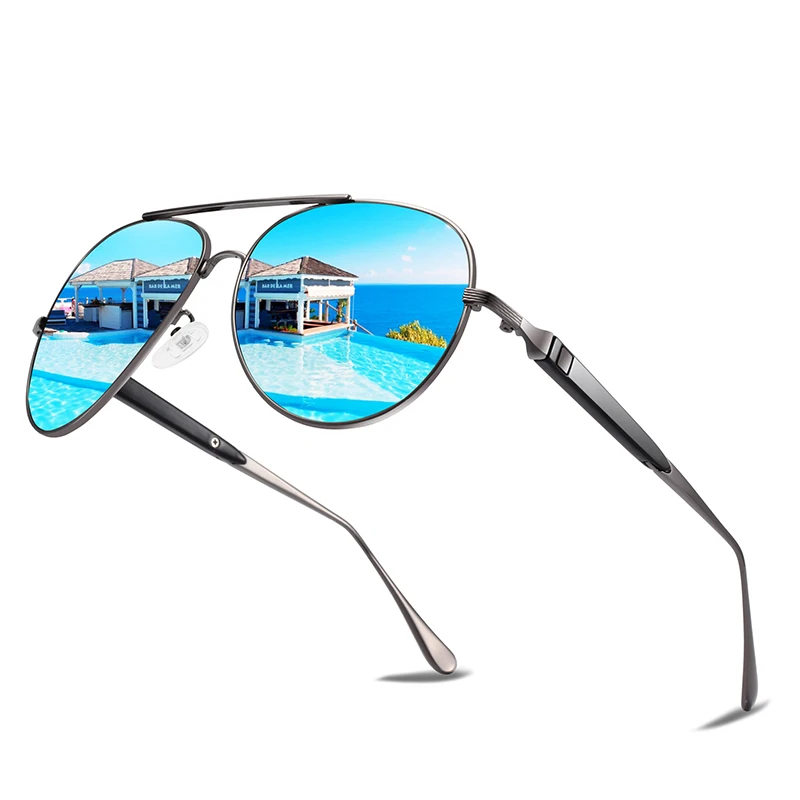 

Amazon Hot Selling Men's Driving vintage sunglasses 100% UV Protection Eyewear