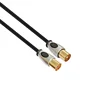 New Series Cheap Price Molding Type with Shinning Edge F connector male to male tv wireless antena coaxial extension cable
