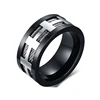 High quality wholesale 316L stainless steel ring bright stainless steel rings men caring character ring competitive price
