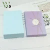 Fancy Color Grey Board Gift Box with Lid along with Cardboard Tag