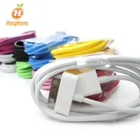 

Clear stock Multicolour 30 Pin 4G 4s Sync USB Data Charging Cable for iphone 4 4s 3GS 3G iPod Nano itouch