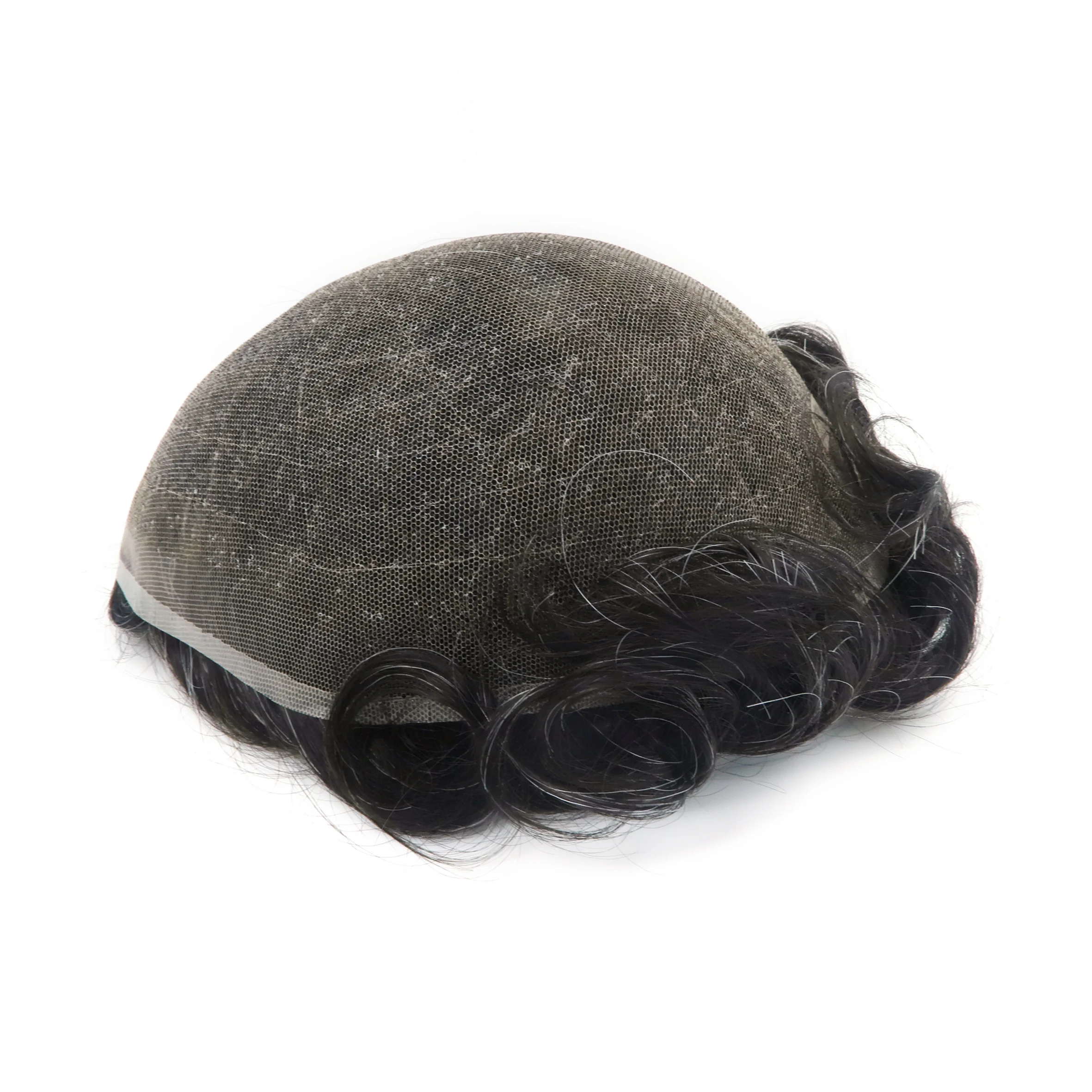 

Zhongfa French Lace toupee hair transplant hair care, Available in all natural colors with different grey percentage