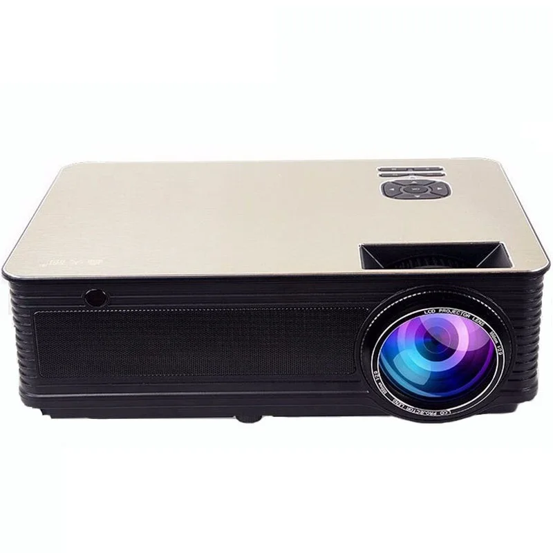 Poner Saund M5 LCD LED Projector 5500 Lumen Built-in Android 6.0 WiFi BT Full HD Projector 1080P HD VGA USB Proyector