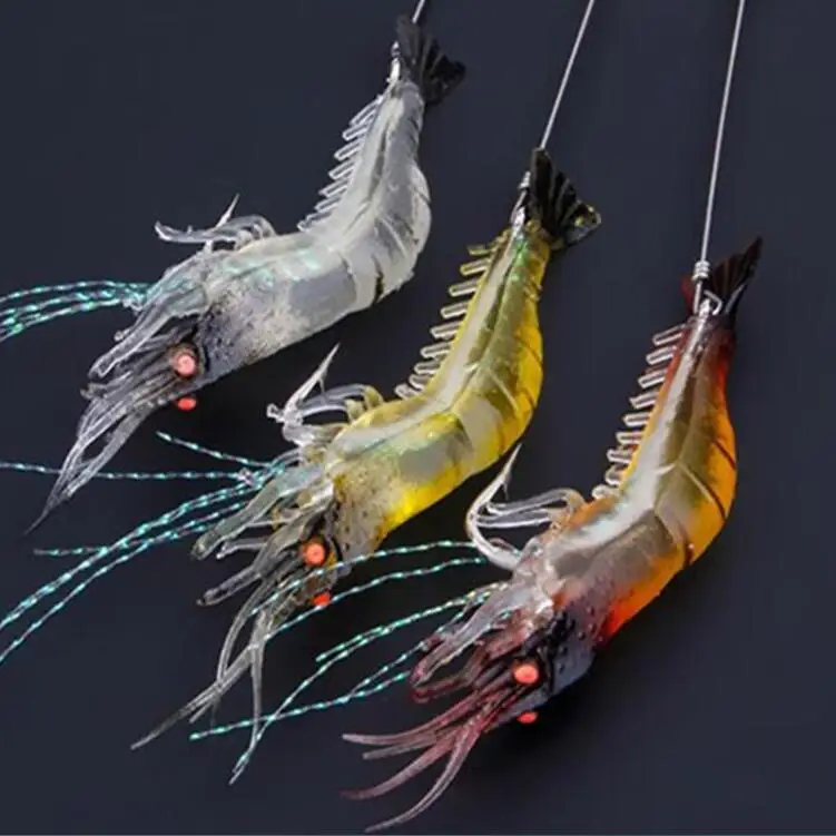 

Fishing Lure in Bait Noctilucent Deep Swim Shrimp Bait Fish Tackle 9CM 7G Float Minnow Fishing Wobbler Japan Pesca Crankbait, 4 colors