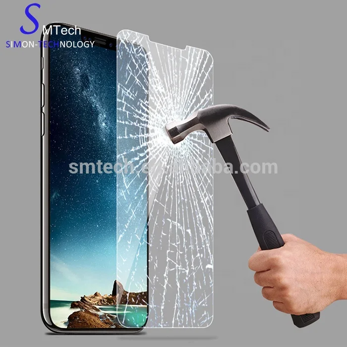 For iPhone X XS max glass Factory price 9H tempered glass screen protector