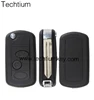 new button key for Landrover 2 buttons flip remote key shell NO LOGO for land rover key blanks make in china