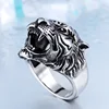 XULIN Ring men Jewelry Vintage Tiger head shape four-color Cool Animals Accessories Fashion Stainless steel rings