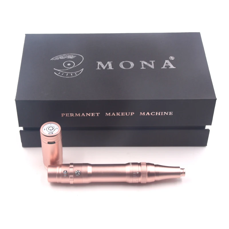 Eyebrow tattoo machine wireless charging miacroblading tattoo manual machine with needle cartridge for beauty salon equipment