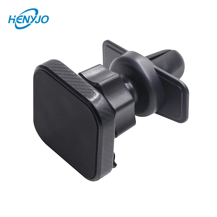 

2018 Top Selling Aluminum Metal Magnet Car Mount Air Vent Outlet Phone Holder For Iphone 6 plus, Black;red;etc
