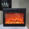 Remote control and manual control LED Wall mounted electric fireplace insert