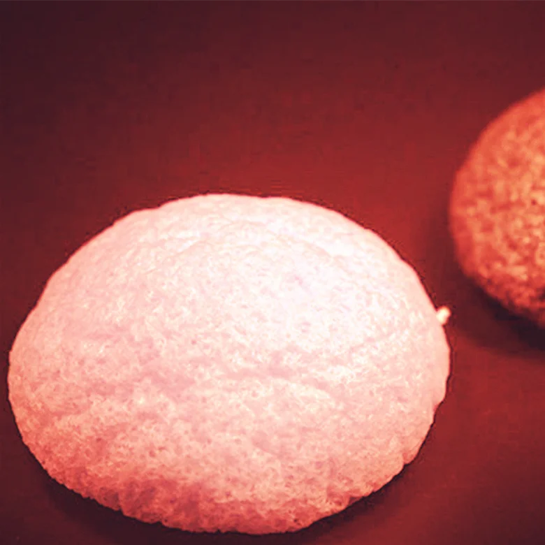 

yes washable 100% Natural pink Konjac Sponge for face cleaning