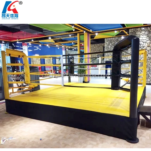 
ANGTIAN-SPORTS hof boxing ring boxeo precio pugilato professional de lucha libre mma ring floor standing boxing ring 