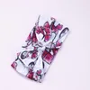 Top Knot Patterned Wide Nylon Headbands,One Size Fit Most Summer Elastic Nylon Bows Headband Hair Accessories