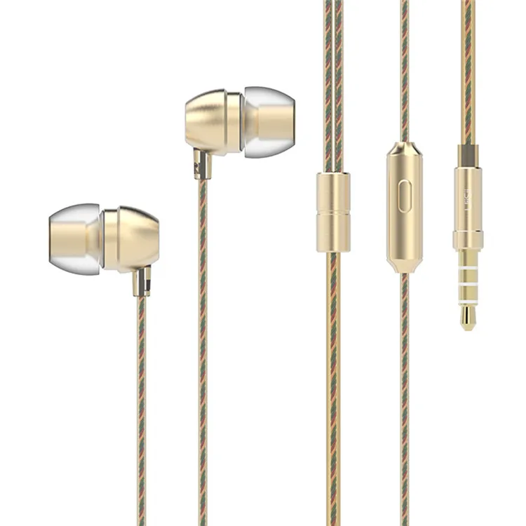 

Hot Sale HM7 Mobile Metal Wired Earphones Headphones for Music