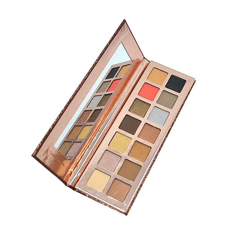 

High Quality 4 colors Your Own Brand No Label Wholesale Eyeshadow Palette