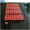 High Brightness Remote Control 12inch Red 88.88 LED Gas Price Wall for Station