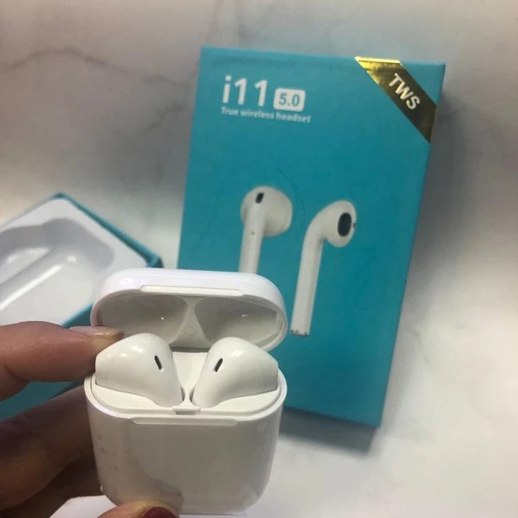 

High quality earphones i11 tws ear pods wireless headset headphone 3D stereo Earbuds Touch control, N/a