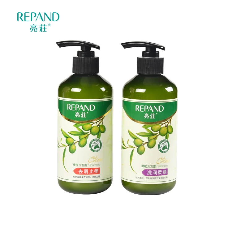 

Wholesale natural anti-dandruff moisturizing olive hair shampos bottle 350ml 750ml shampoo for adults