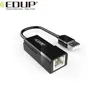 Wired network card external USB2.0 to RJ45 100Mbps fast ethernet adapter