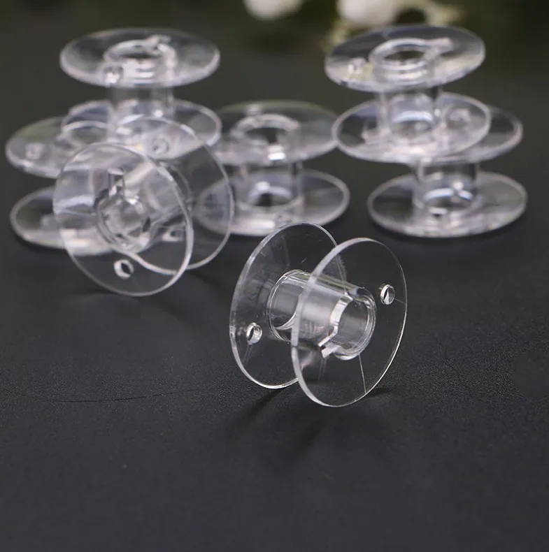 
High Quality Transparent Plastic Sewing Bobbin,Plastic Spool For Sewing Machine 