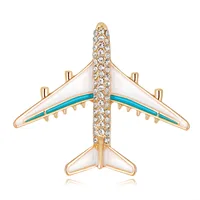 

Hot Sale Jewelry Brooch Women Garment Accessories Pin Airplane Brooch