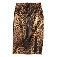 

Wholesale Ladies Sexy Midi Skirt Leopard Print Skirt