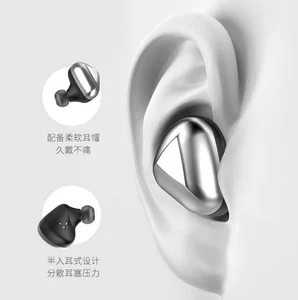 2019 newest BT 5.0 delicate wireless earphone T50 TWS IPX7 waterproof slide cover headset with charging case