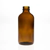 amber Blue Clear boston round glass juice bottle 500 ml