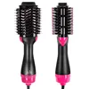 2 in 1 One Step Hair Dryer brush Volumizer Rotating Hair Brush Roller Rotate Styler Comb Styling Straightening Curling Iron