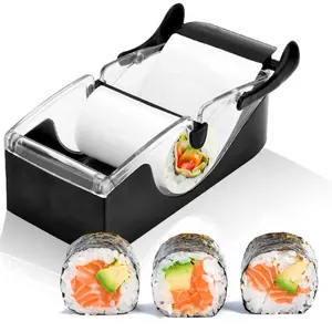 Image of 1Set Magic Sushi Roll Maker DIY Rice Roller Mold Perfect Cutter Easy Sushi Making Machine Kitchen Gadget