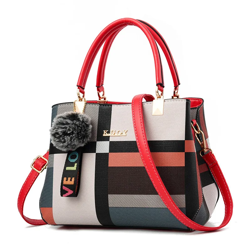 

CLK W766 The latest fashion trends new Arrival Women Bag Leather Lady Handbag, Red, black....