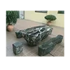 fashion outdoor garden Marble Dining Table Set